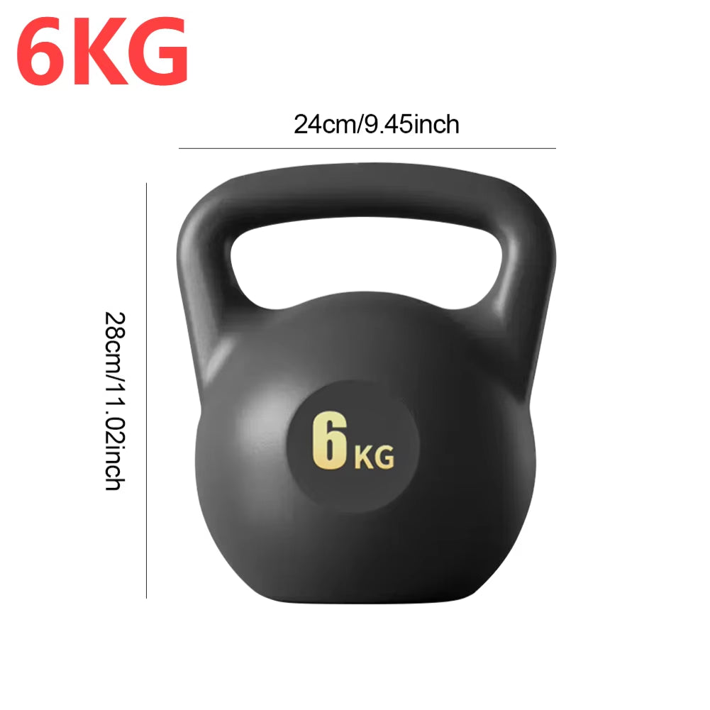 4/6KG Soft Kettlebell Water-Filled Kettlebell Dumbbells Fitness Training Weight Strength Workout for Women Home Gym Equipment 
