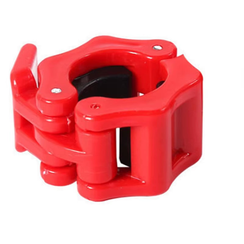 1Pair 25/50Mm Barbell Clamps Weightlifting Collars Weight Clips for Bars Dumbbell Bar Clamps Spinlock Collar Gym Accessories