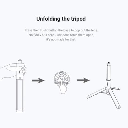 2-In-1 Invisible Selfie Stick + Tripod for X5 X4 Ace Pro/X3 / ONE X2 / ONE RS / R / GO 3/GO 2 Original Accessories